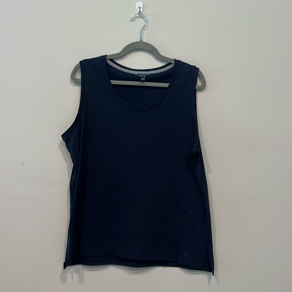 Nautica Navy Blue Tank Top